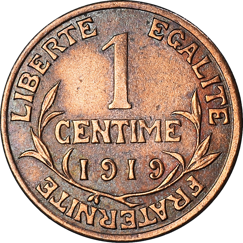 Coin, France, Centime, 1919