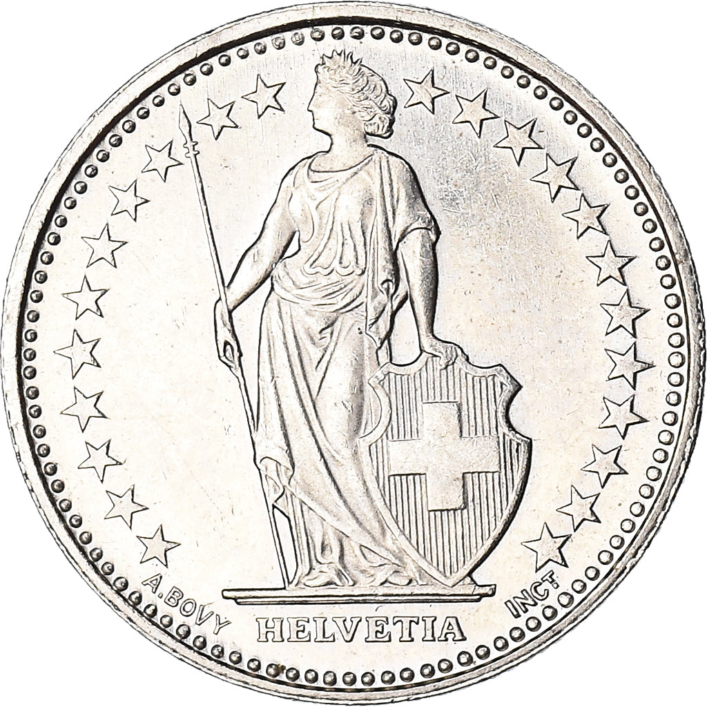 Münze, Schweiz, 1/2 Franc, 2010