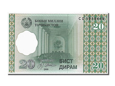 Banknote, Tajikistan, 20 Diram, 1999, UNC(65-70)