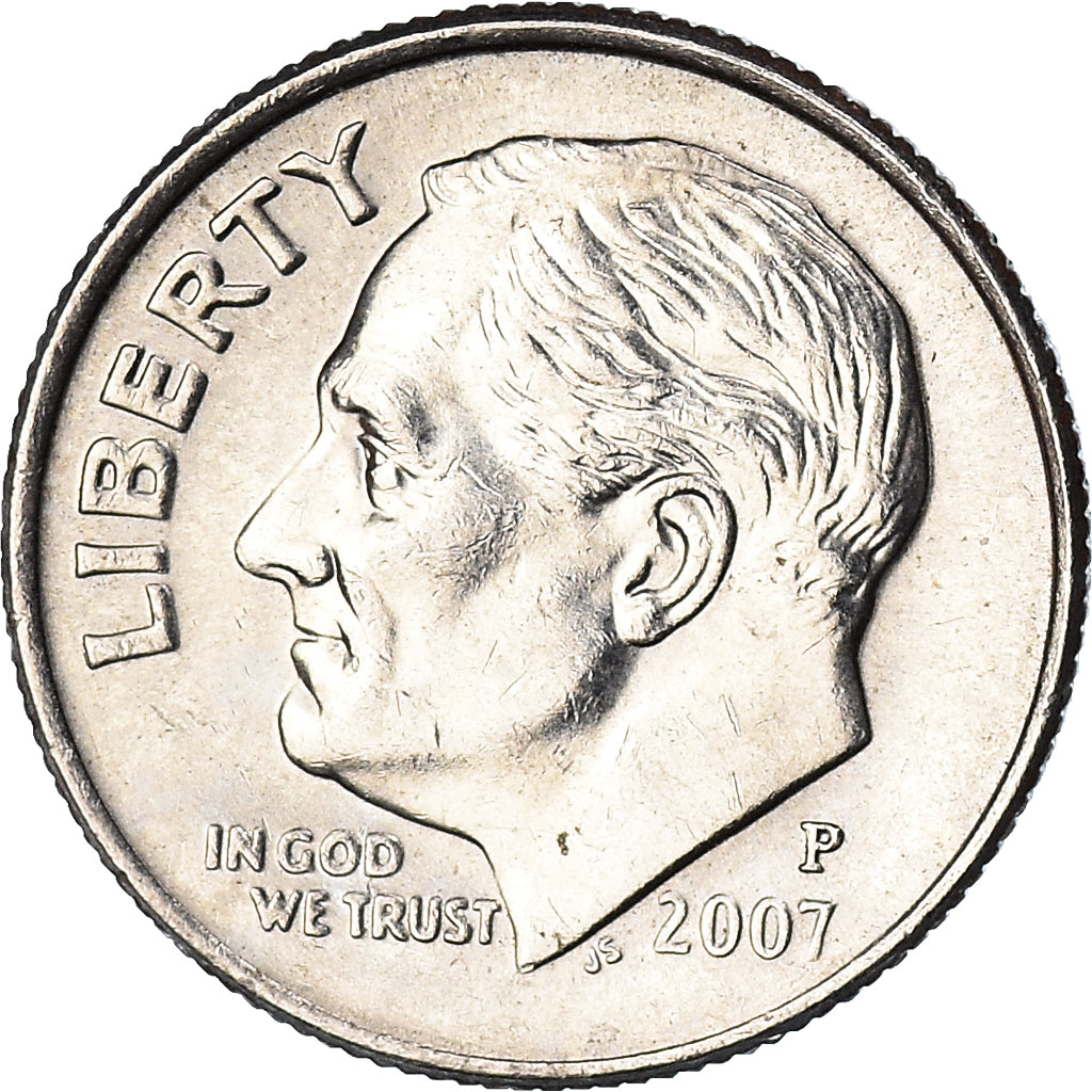 Moneda, Estados Unidos, Dime, 2007