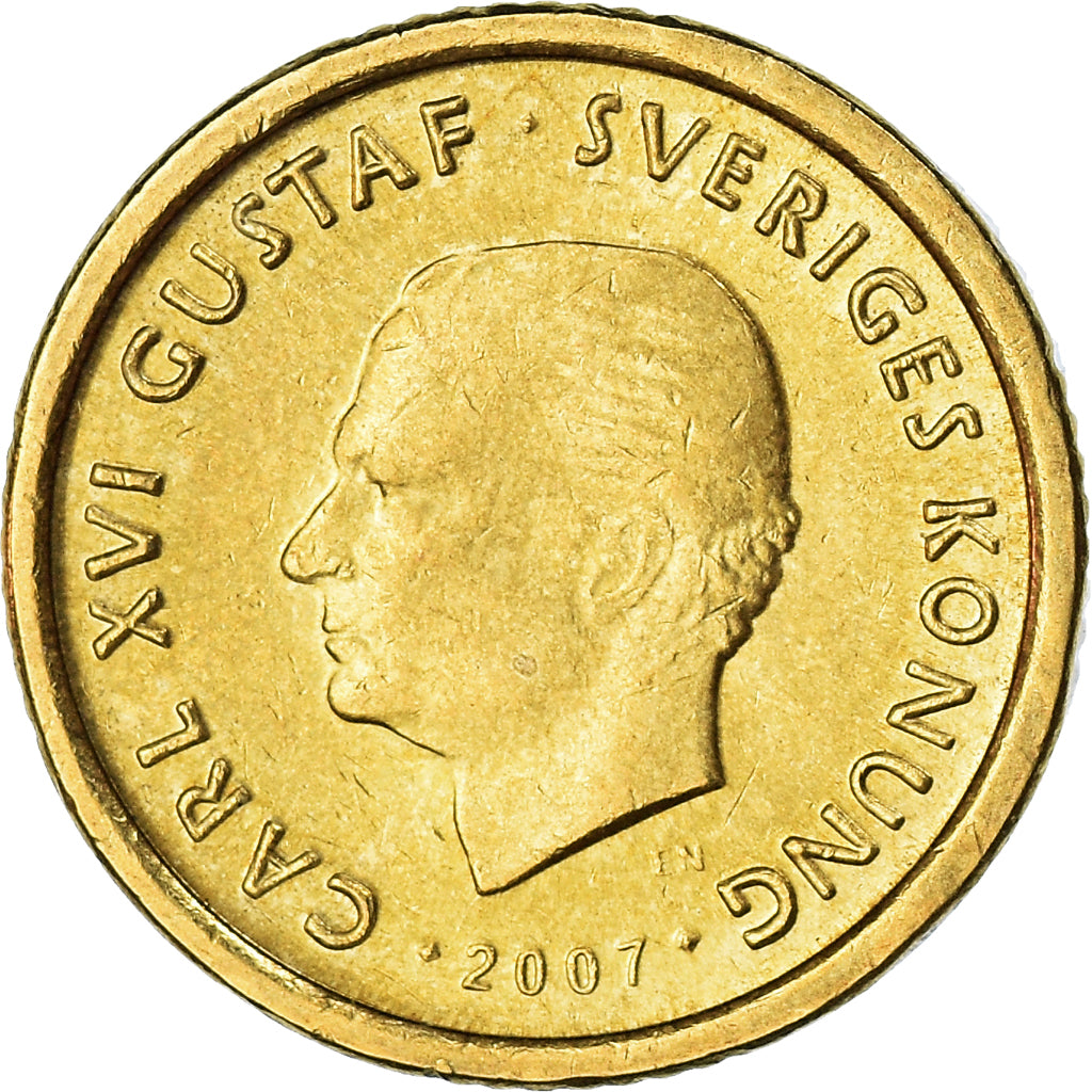 Coin, Sweden, 10 Kronor, 2007