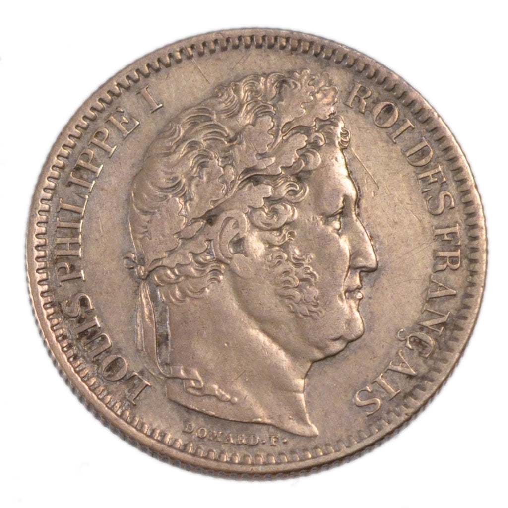 Francia, Louis-Philippe, 2 Francs, 1832, Paris, BB+, Argento, KM:743.1, Gadou...