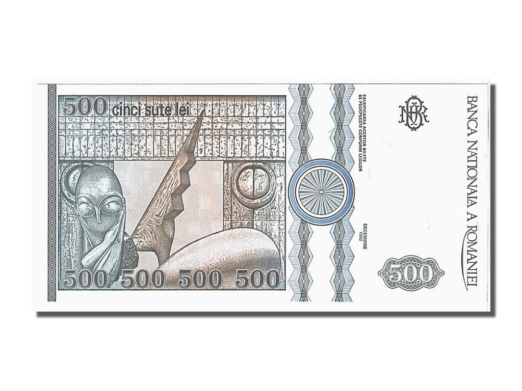 Billet, Roumanie, 500 Lei, 1992, NEUF