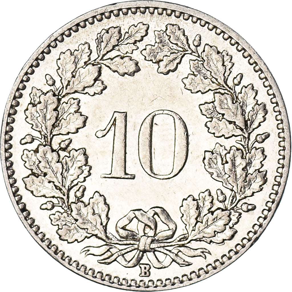 Monnaie, Suisse, 10 Rappen, 1938