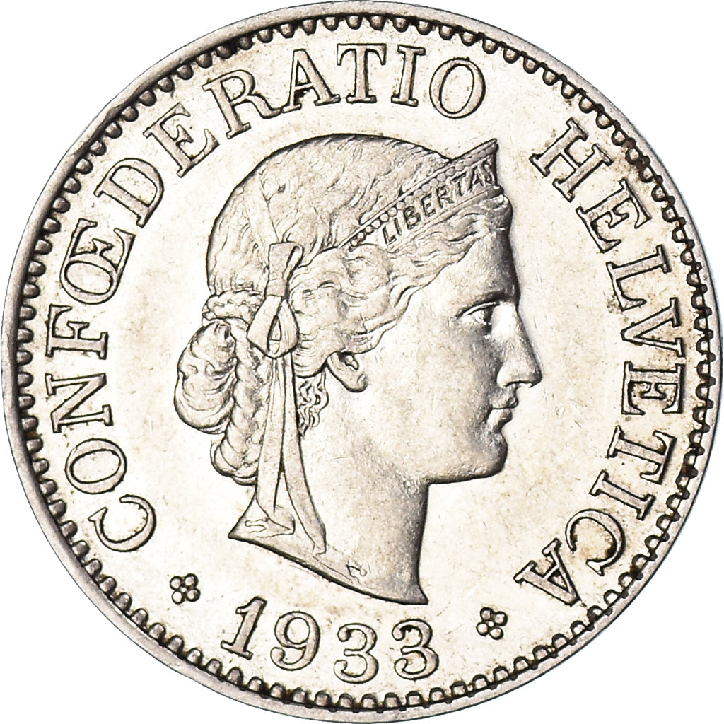 Moneda, Suiza, 10 Rappen, 1933