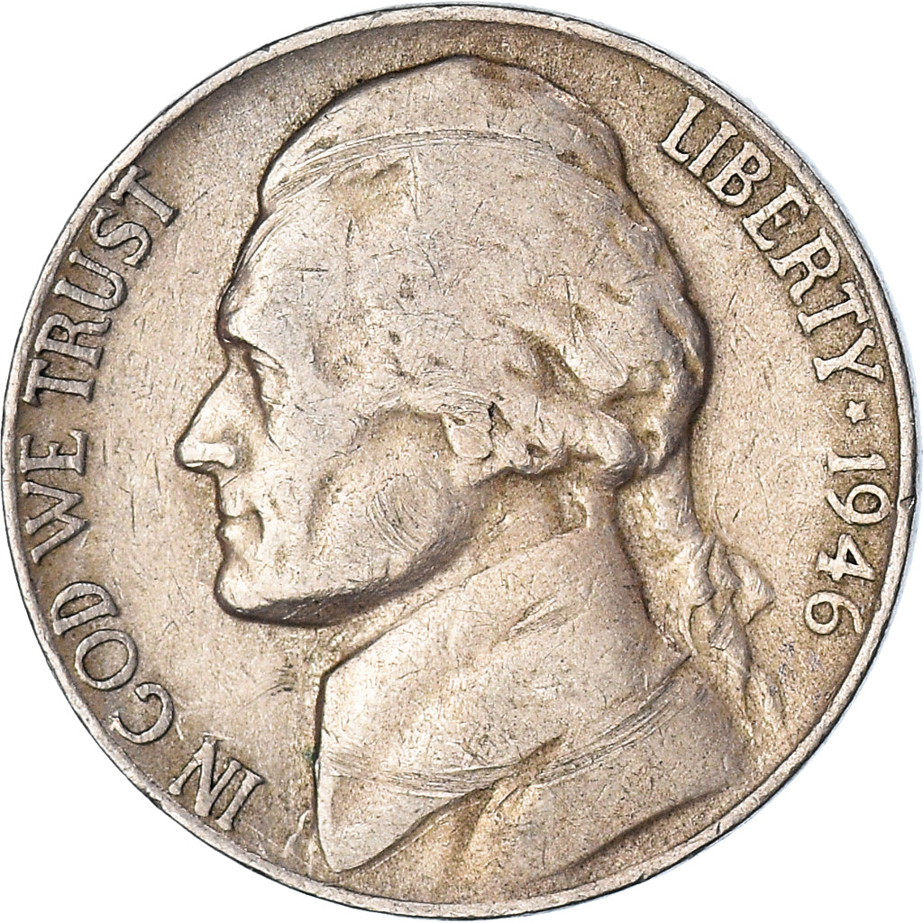 Münze, Vereinigte Staaten, 5 Cents, 1946