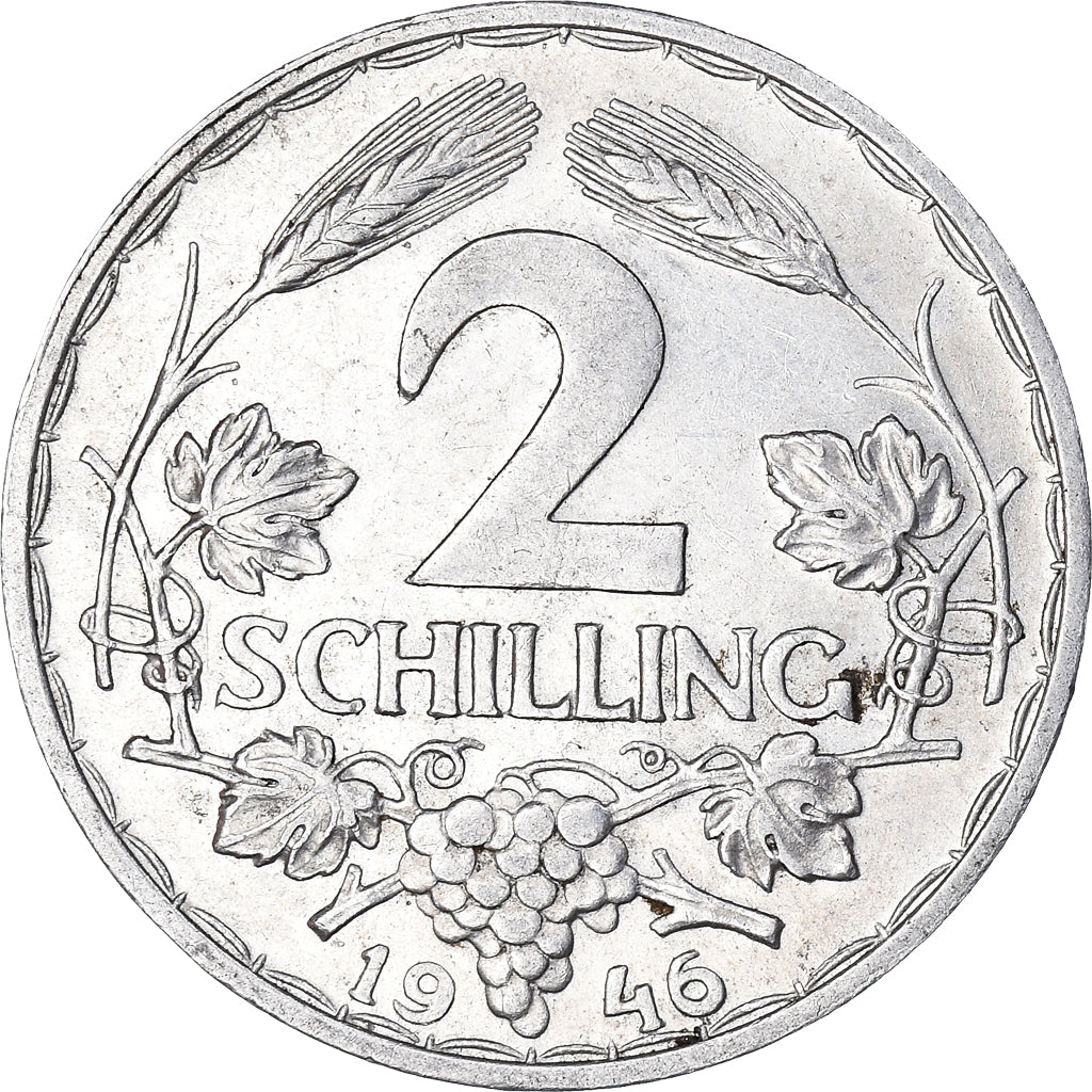 Coin, Austria, 2 Schilling, 1946