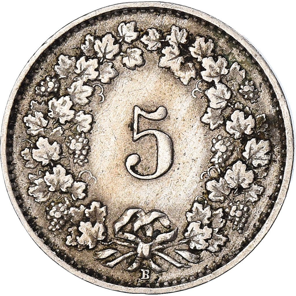Moeda, Suíça, 5 Rappen, 1925
