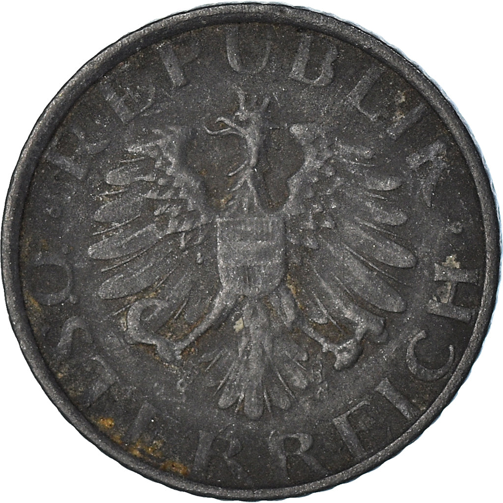 Moeda, Áustria, 5 Groschen, 1969