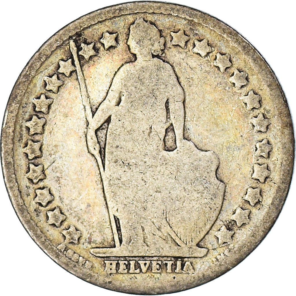 Münze, Schweiz, 1/2 Franc, 1900