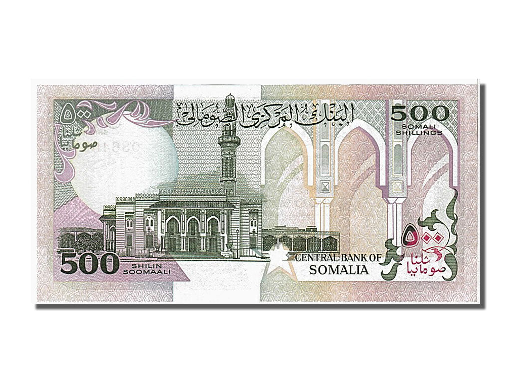 Somalie, 500 Shilin type Loi du 01.01.1989