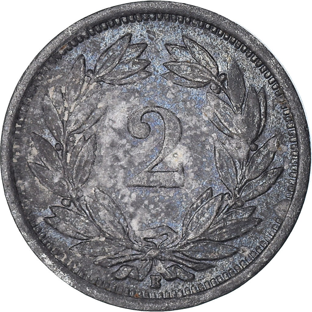 Coin, Switzerland, 2 Rappen, 1946