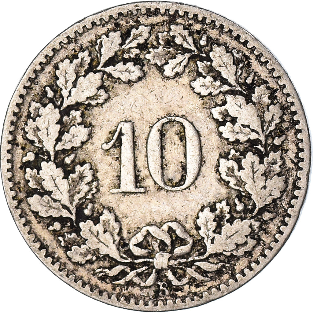 Coin, Switzerland, 10 Rappen, 1900