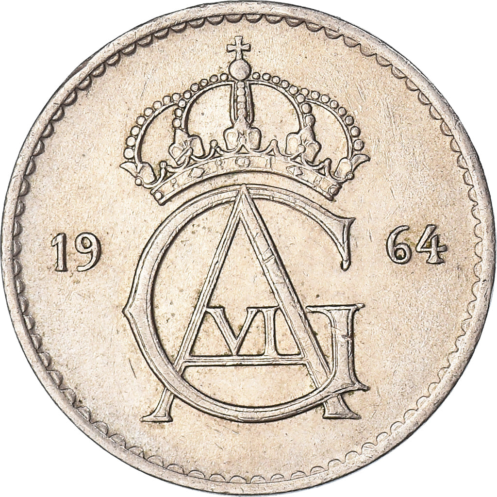 Münze, Schweden, 50 Öre, 1964