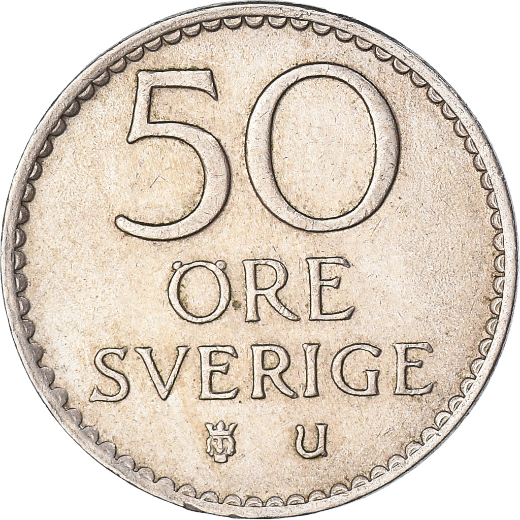Münze, Schweden, 50 Öre, 1964