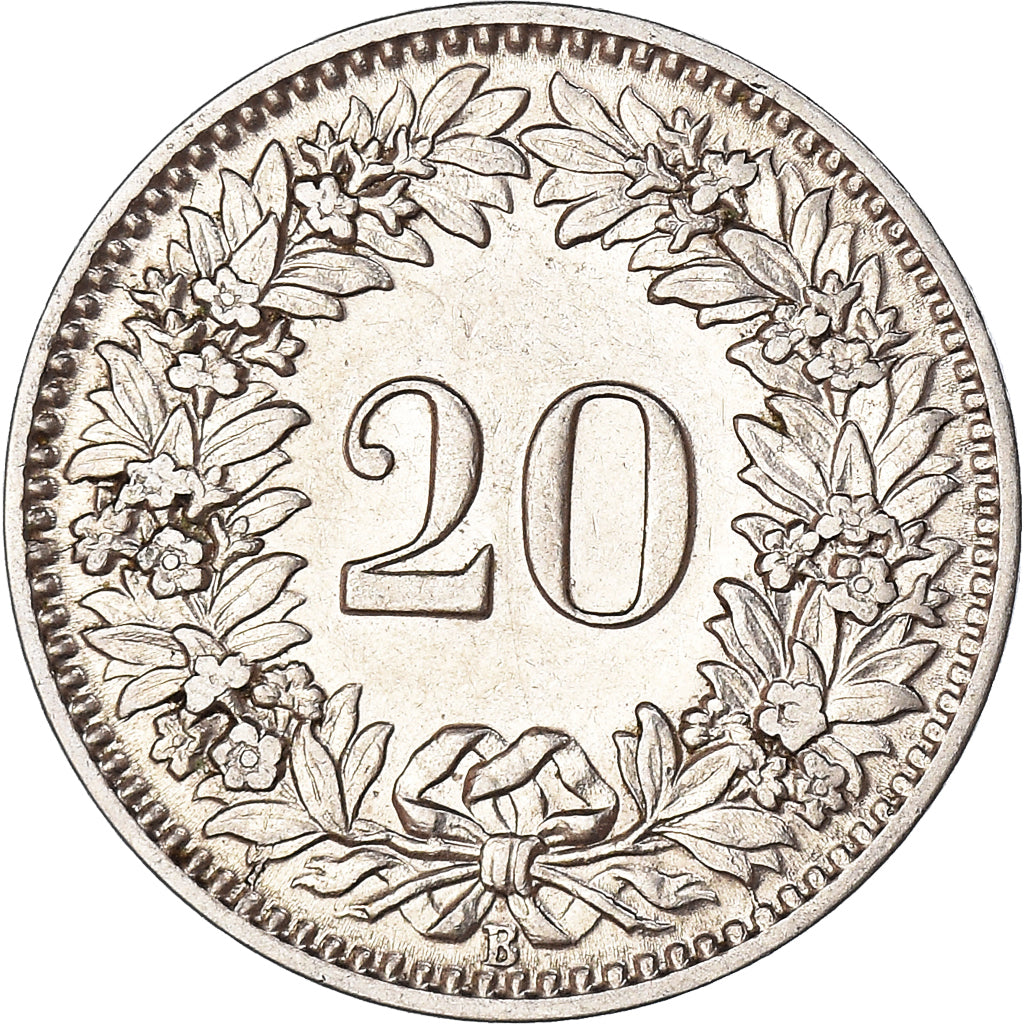 Coin, Switzerland, 20 Rappen, 1924