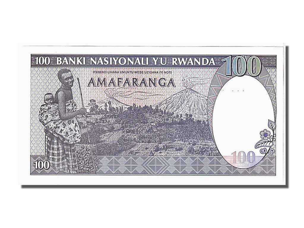 Banknot, Ruanda, 100 Francs, 1989, UNC(65-70)