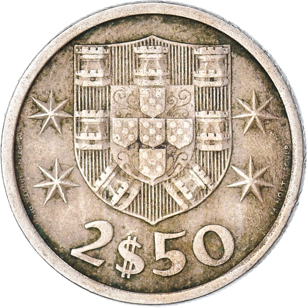 Coin, Portugal, 2-1/2 Escudos, 1969