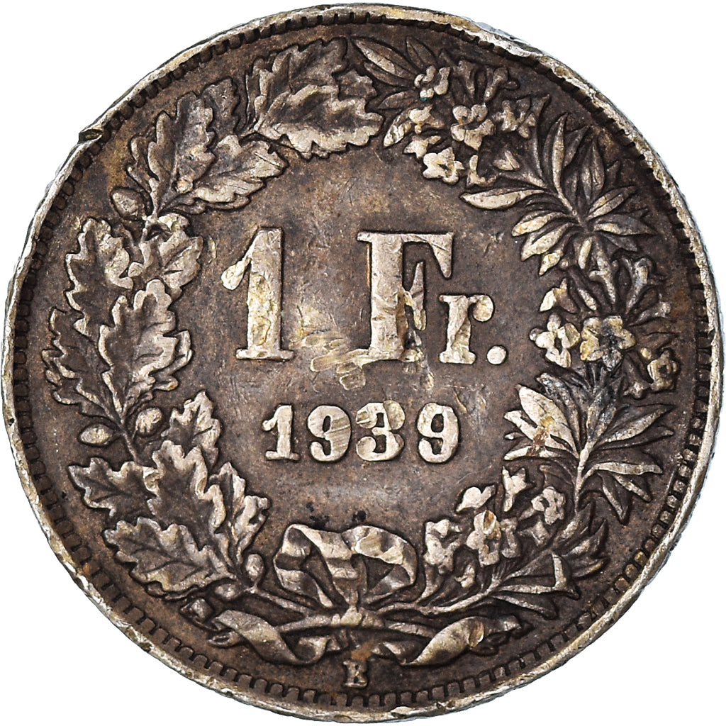 Moneta, Svizzera, Franc, 1939
