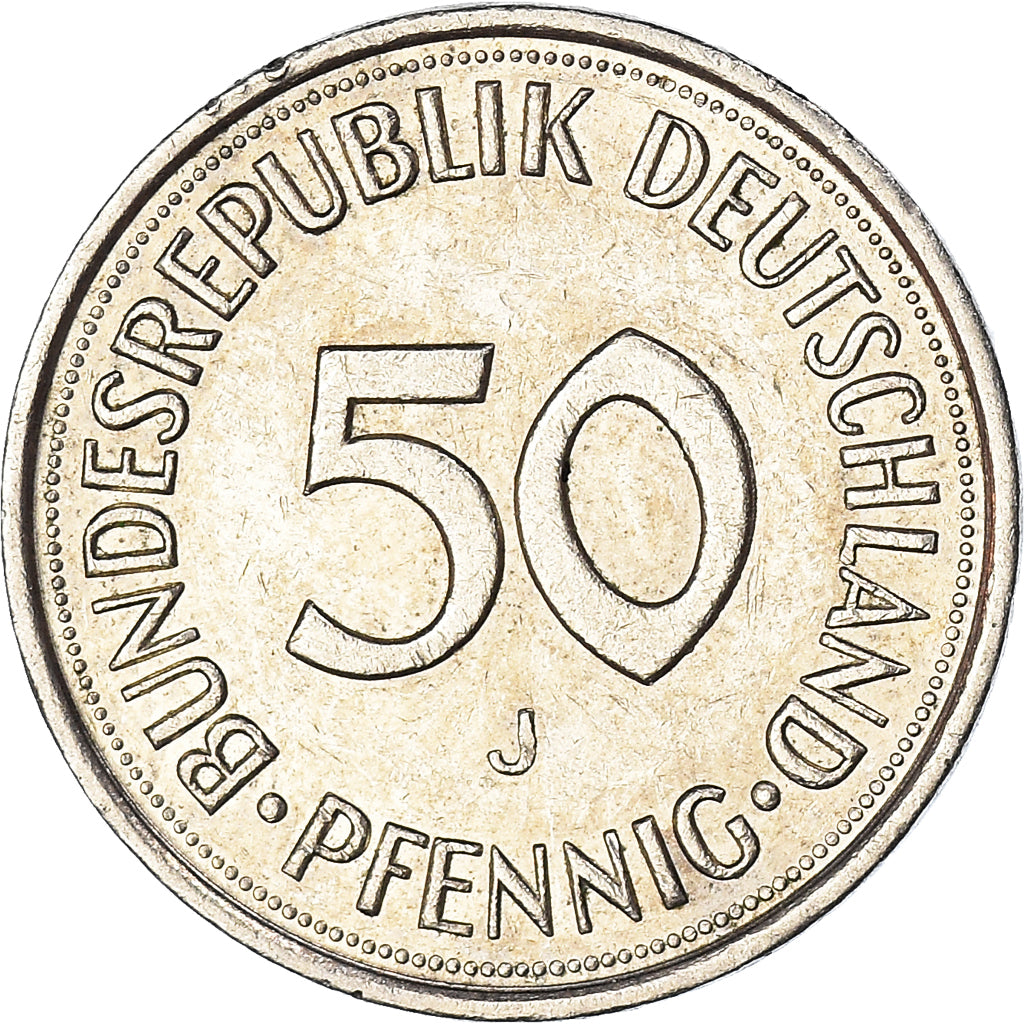 Munten, Federale Duitse Republiek, 50 Pfennig, 1991