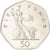 Moeda, Grã-Bretanha, 50 Pence, 1998