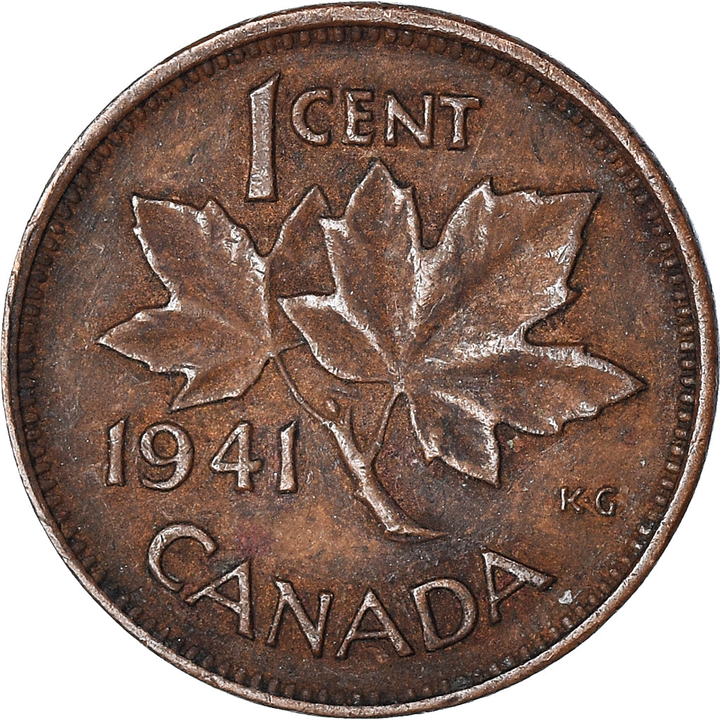 Coin, Canada, Cent, 1941