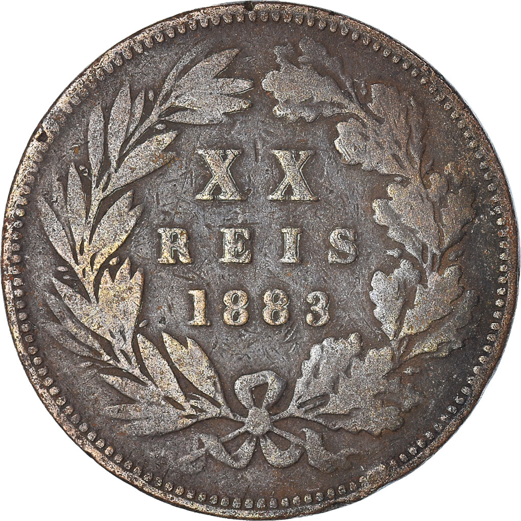 Coin, Portugal, 20 Reis, 1883