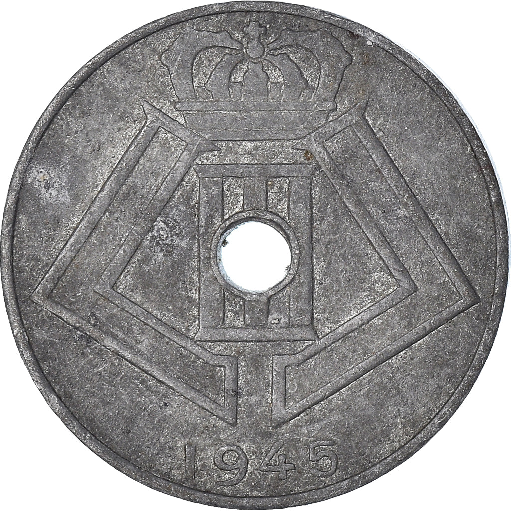 Moneda, Bélgica, 10 Centimes, 1945