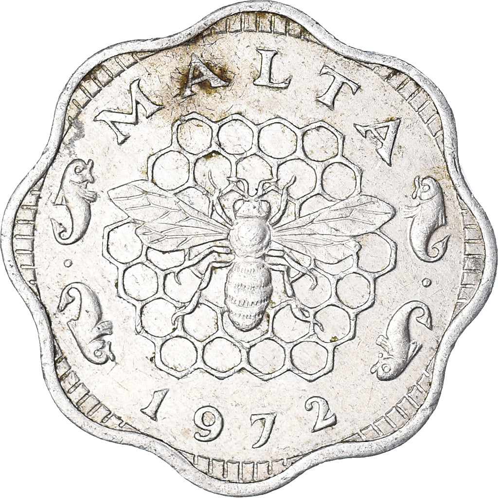 Coin, Malta, 3 Mils, 1972