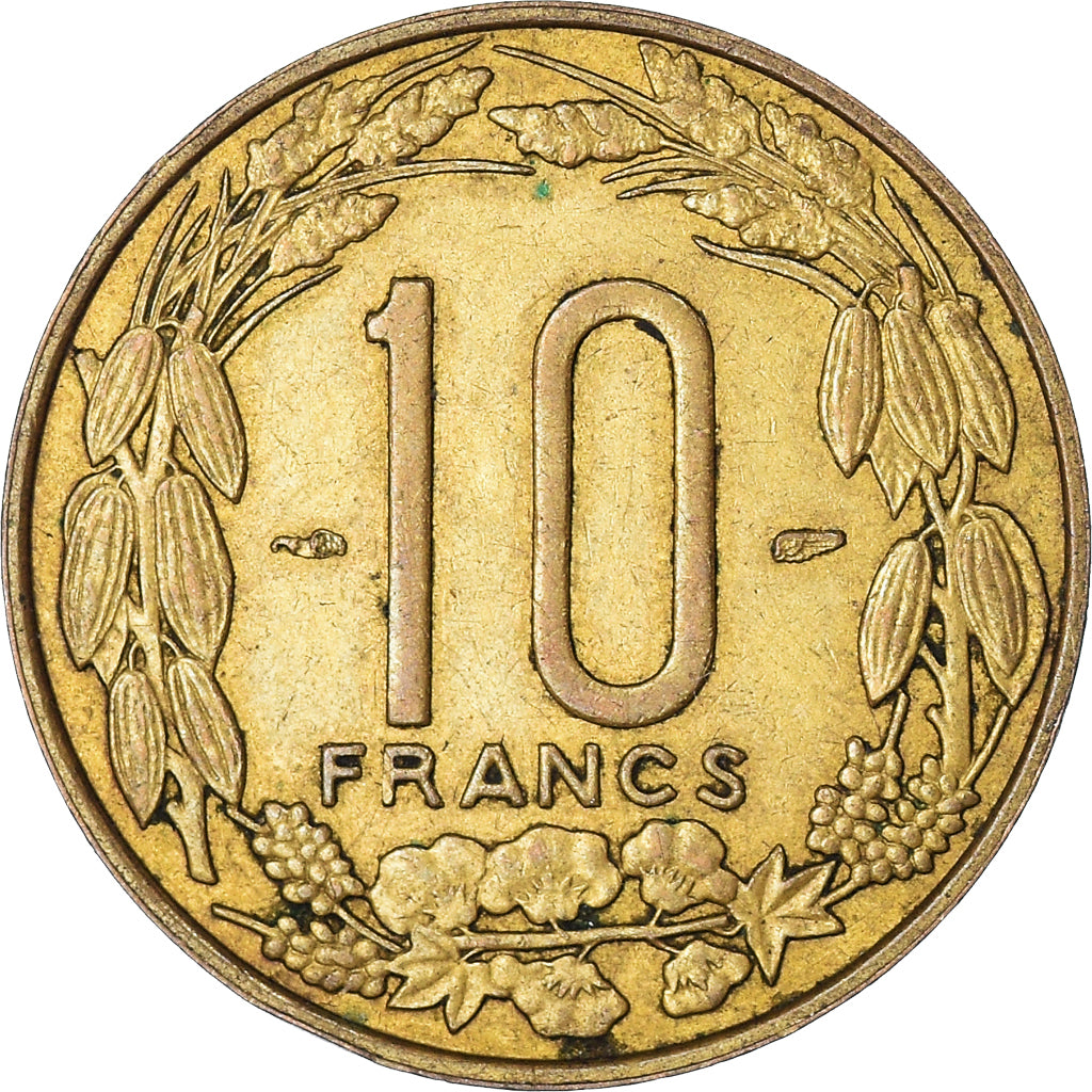Coin, Cameroon, 10 Francs, 1958