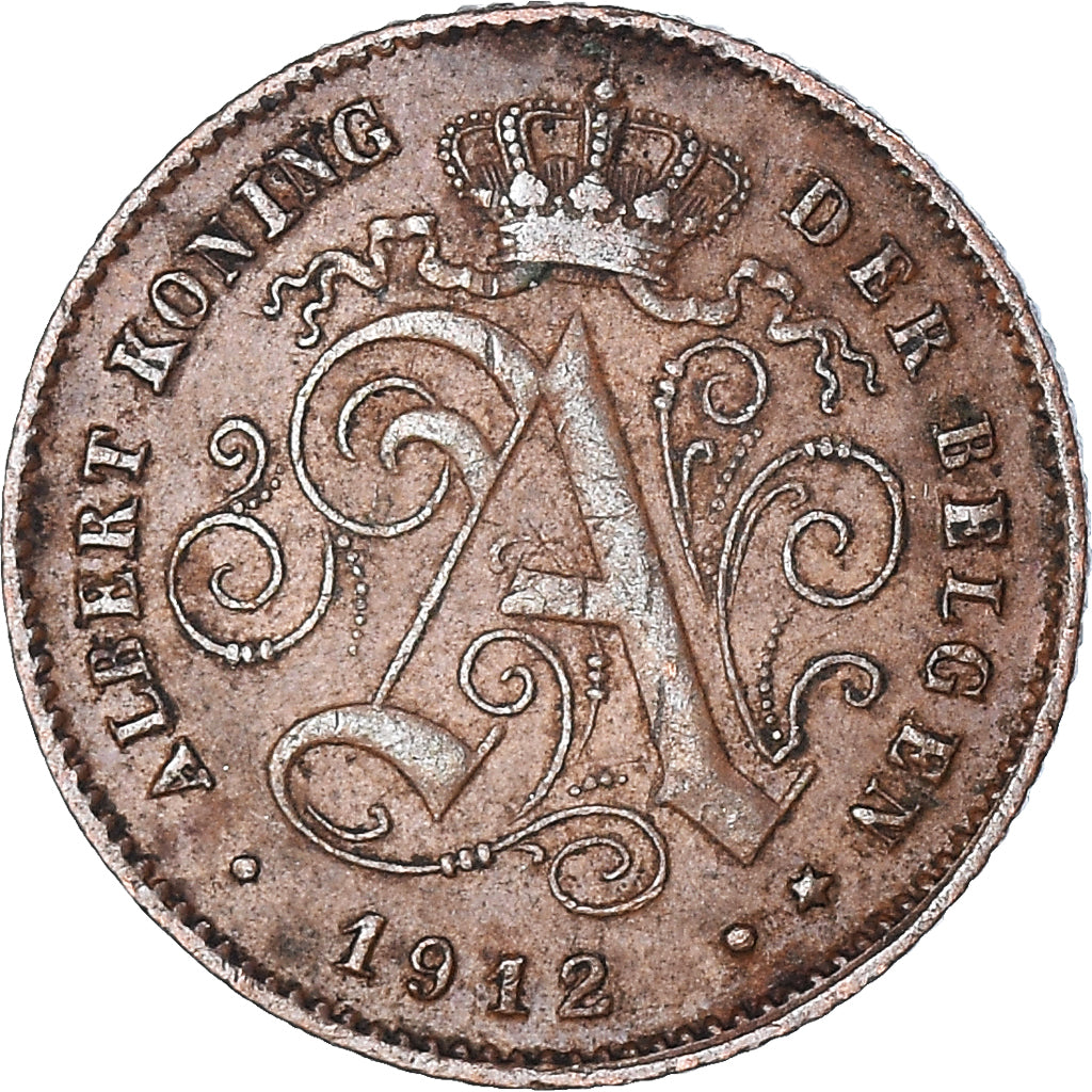 Moneta, Belgio, Centime, 1912