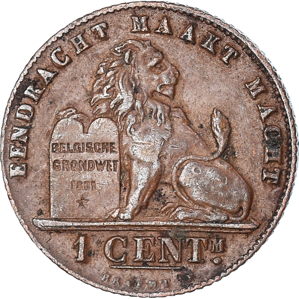 Moneta, Belgio, Centime, 1912