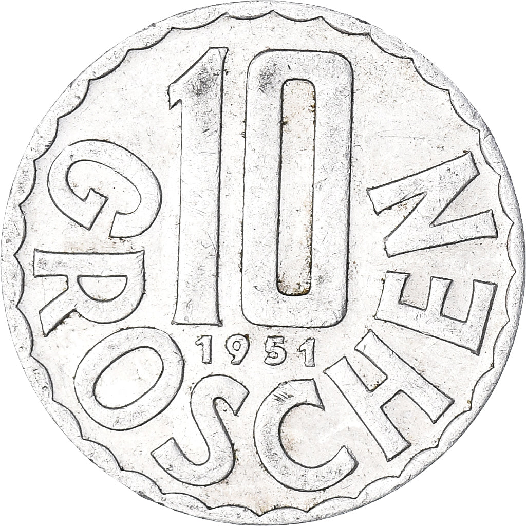 Coin, Austria, 10 Groschen, 1951