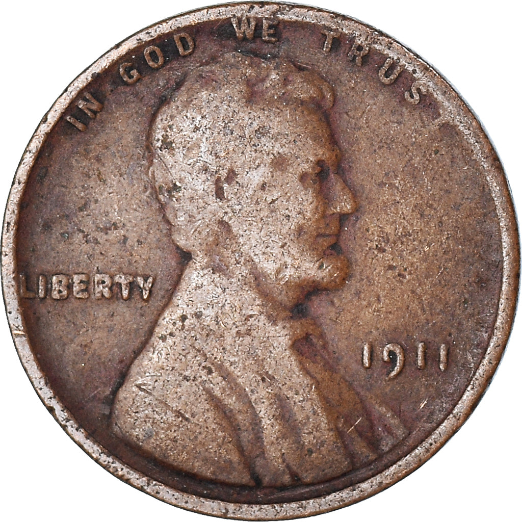Coin, United States, Cent, 1911