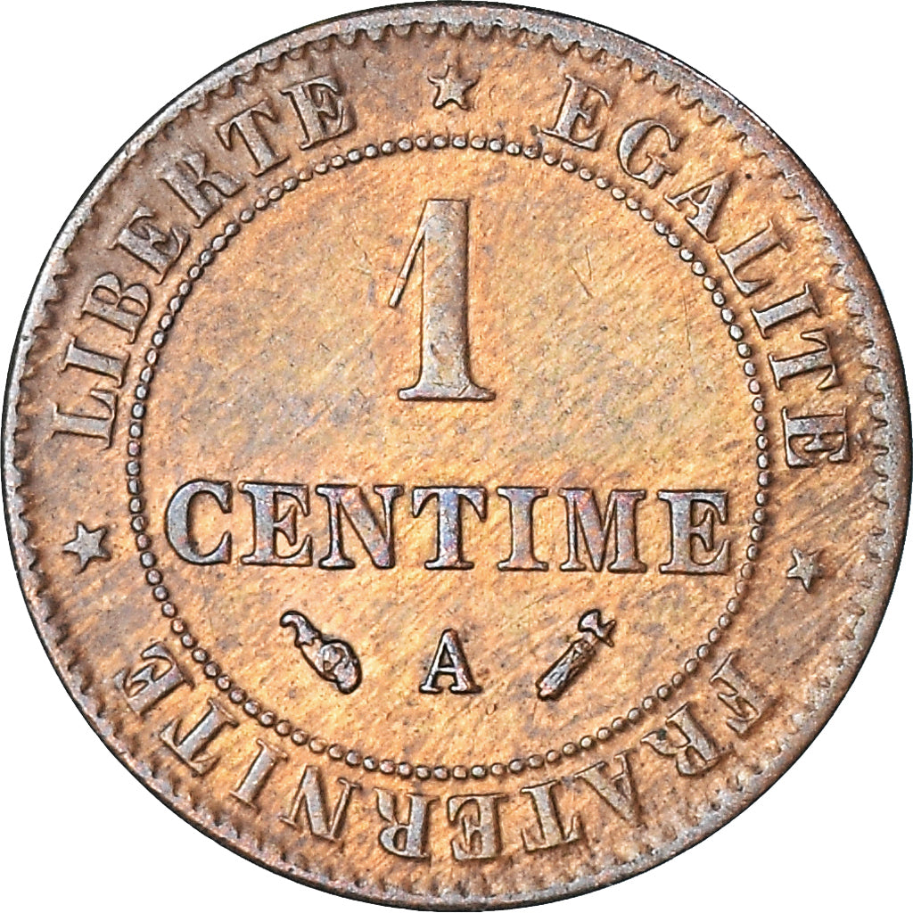 Coin, France, Centime, 1895