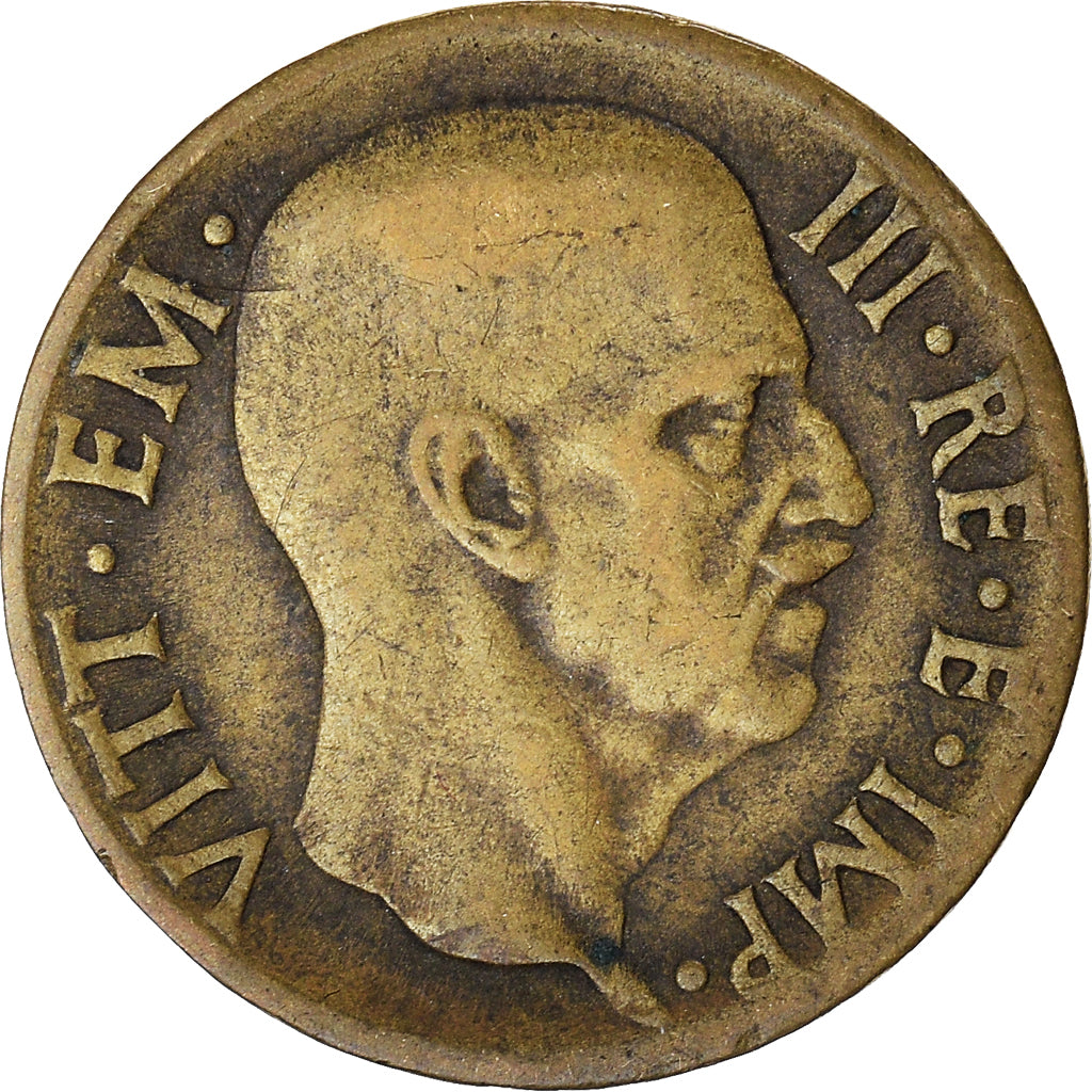 Moeda, Itália, 5 Centesimi, 1939