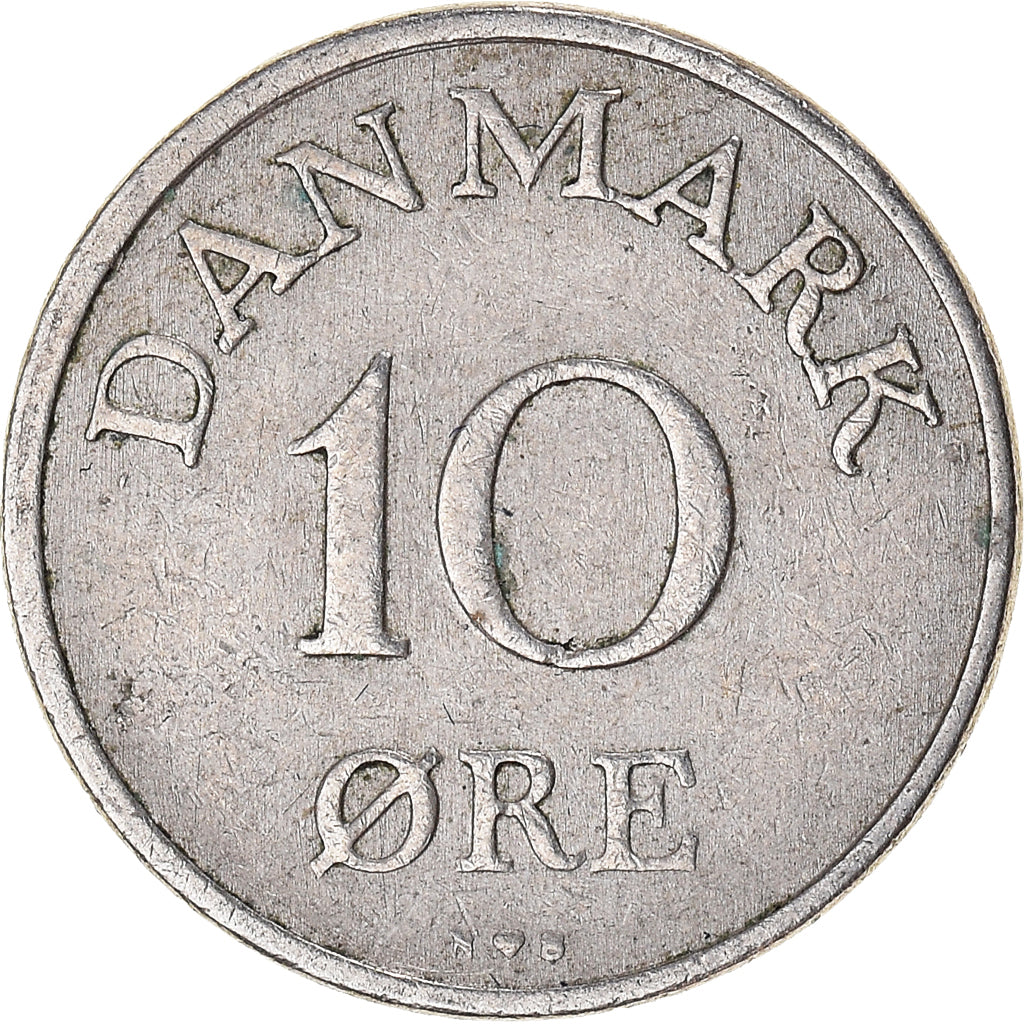Coin, Denmark, 10 Öre, 1953