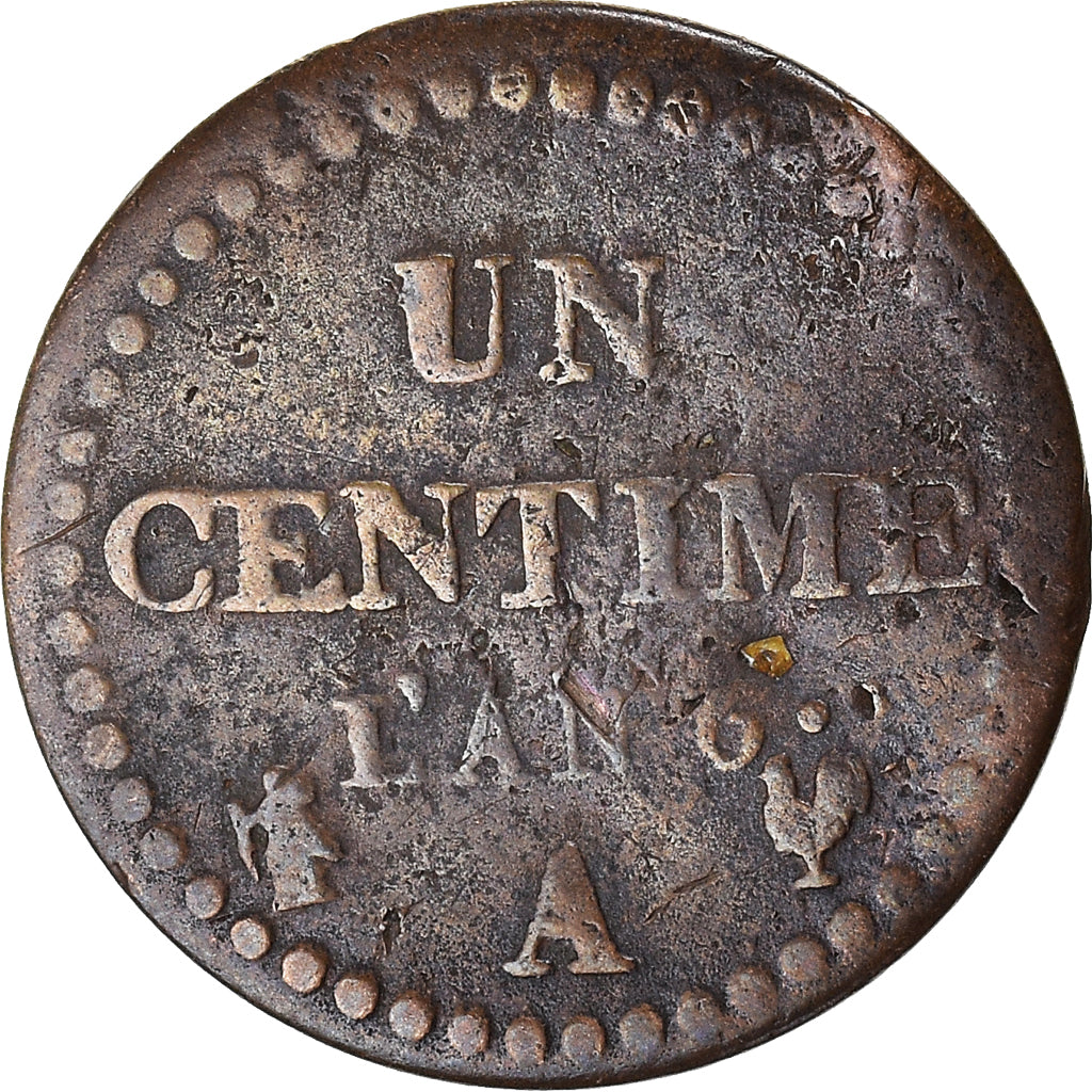 Coin, France, Centime, 1797