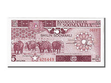 Billet, Somalie, 5 Shilin = 5 Shillings, 1987, NEUF