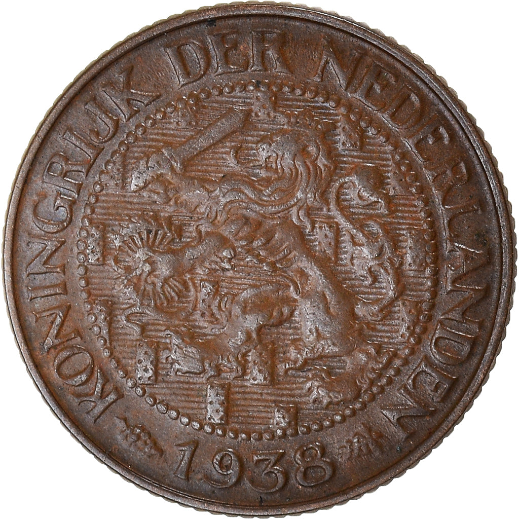 Moeda, Países Baixos, Cent, 1938