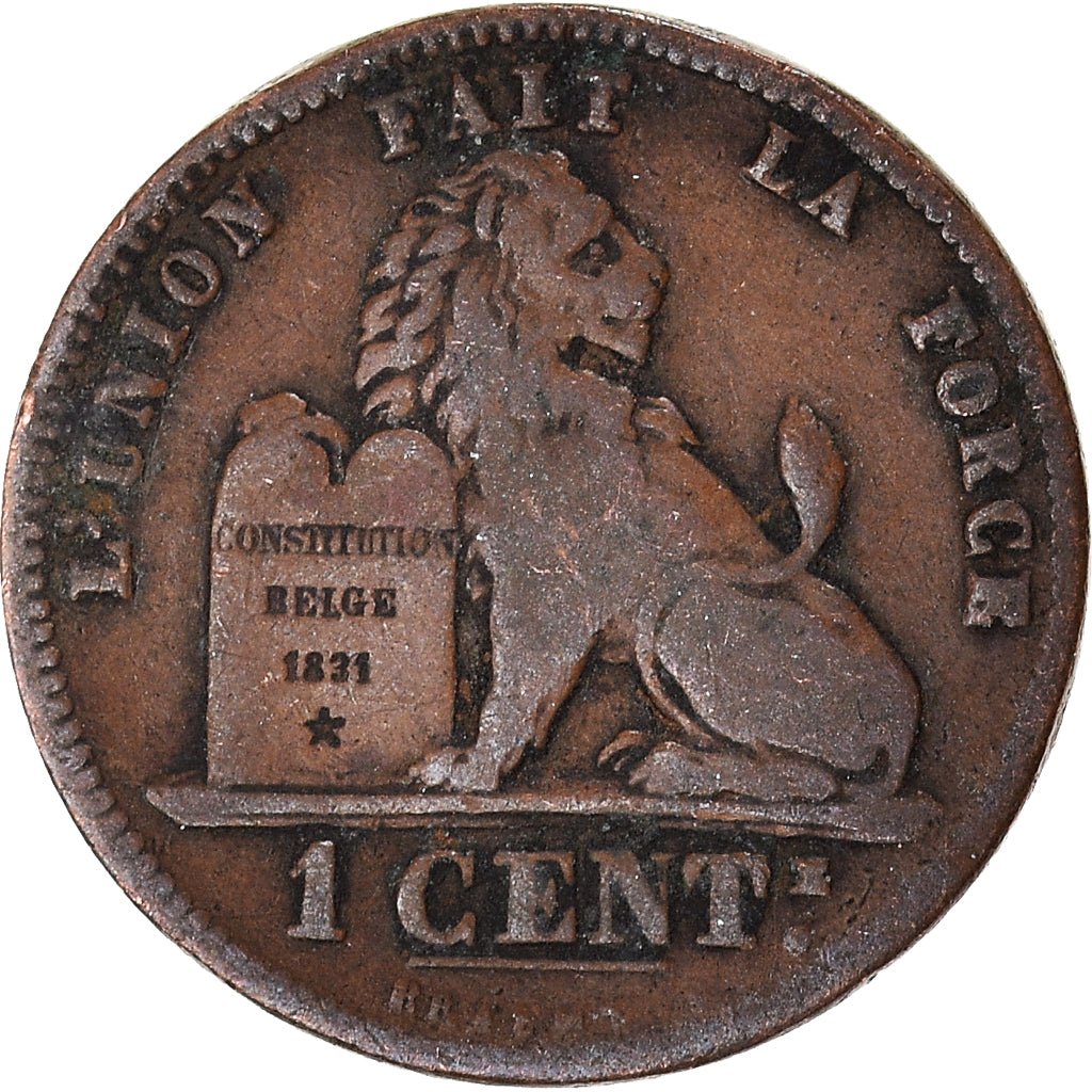 Coin, Belgium, Centime, 1875