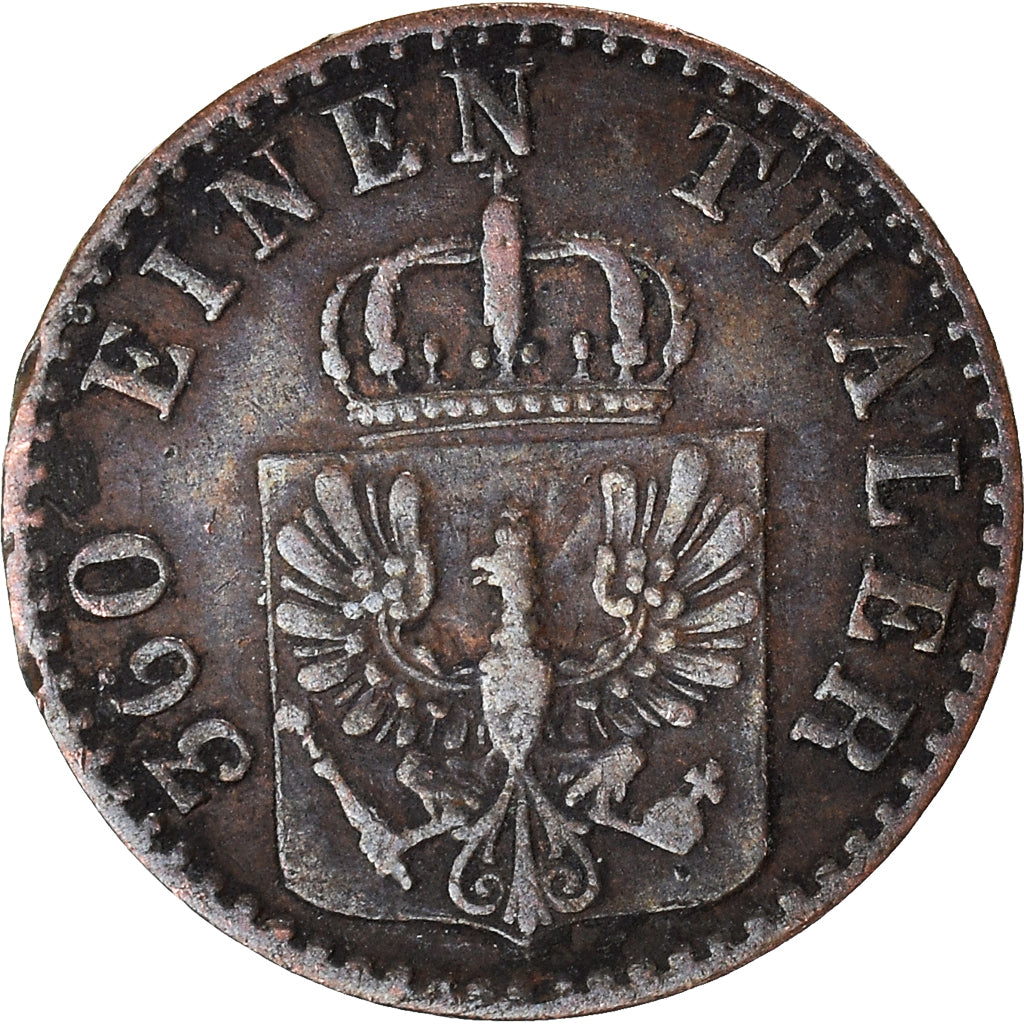 Coin, German States, Pfenning, 1865