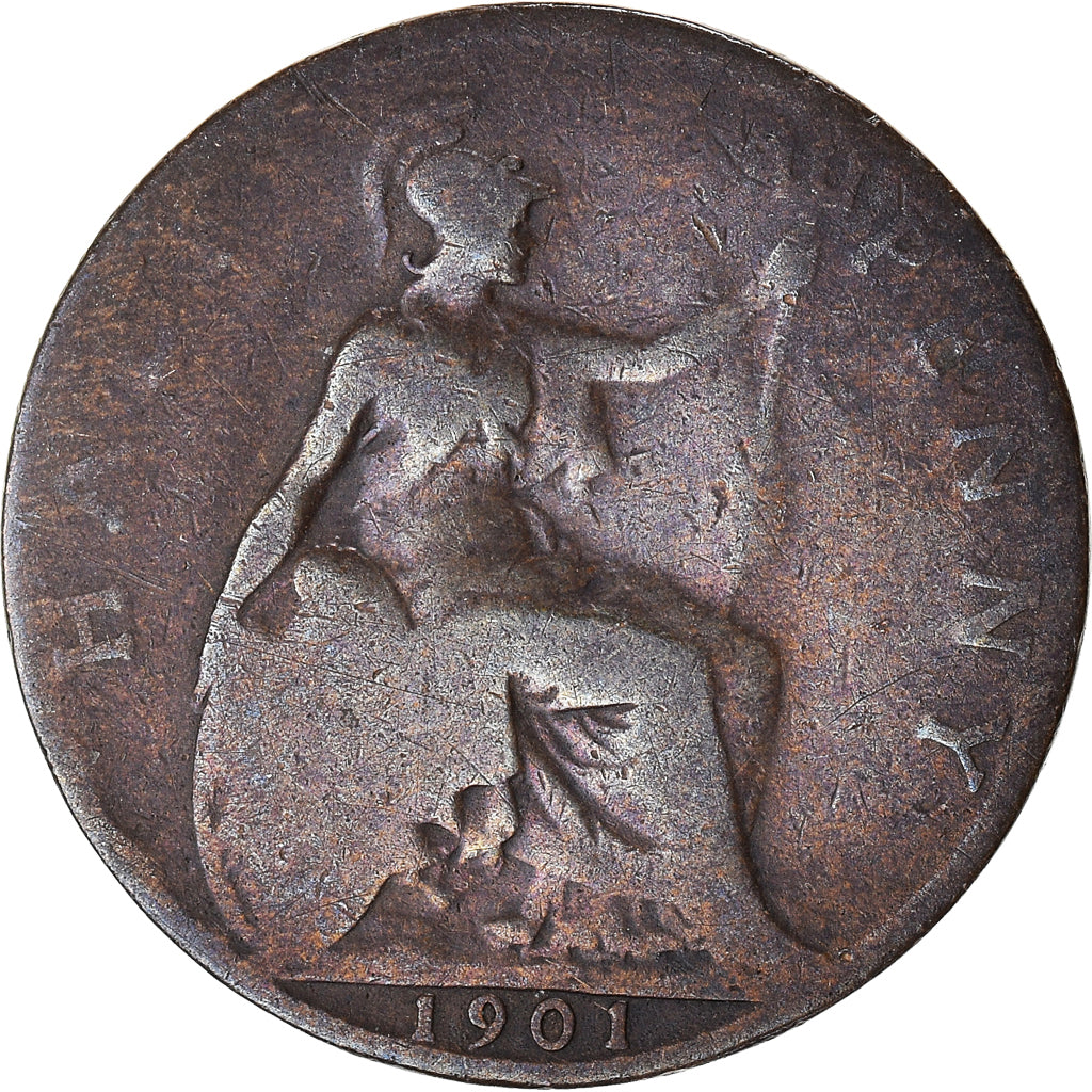 Münze, Großbritannien, 1/2 Penny, 1901