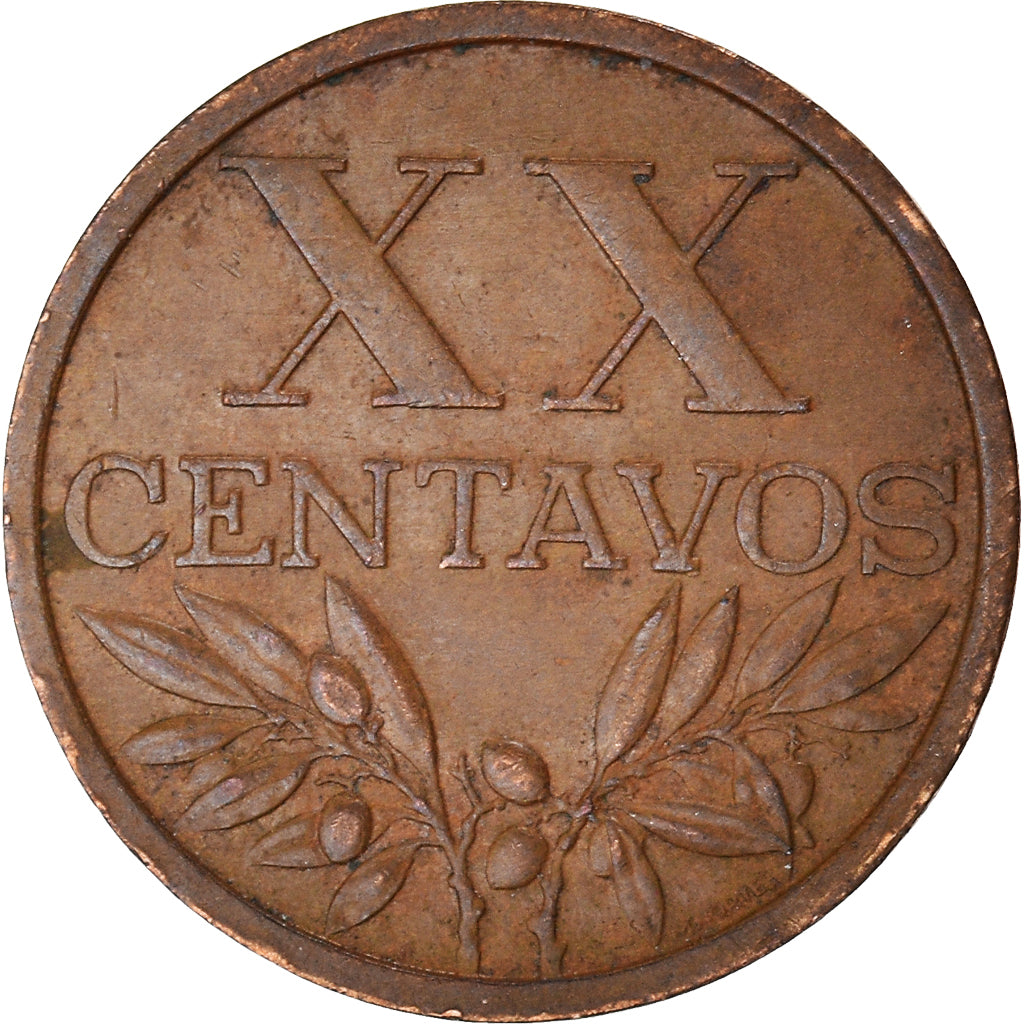 Coin, Portugal, 20 Centavos, 1963