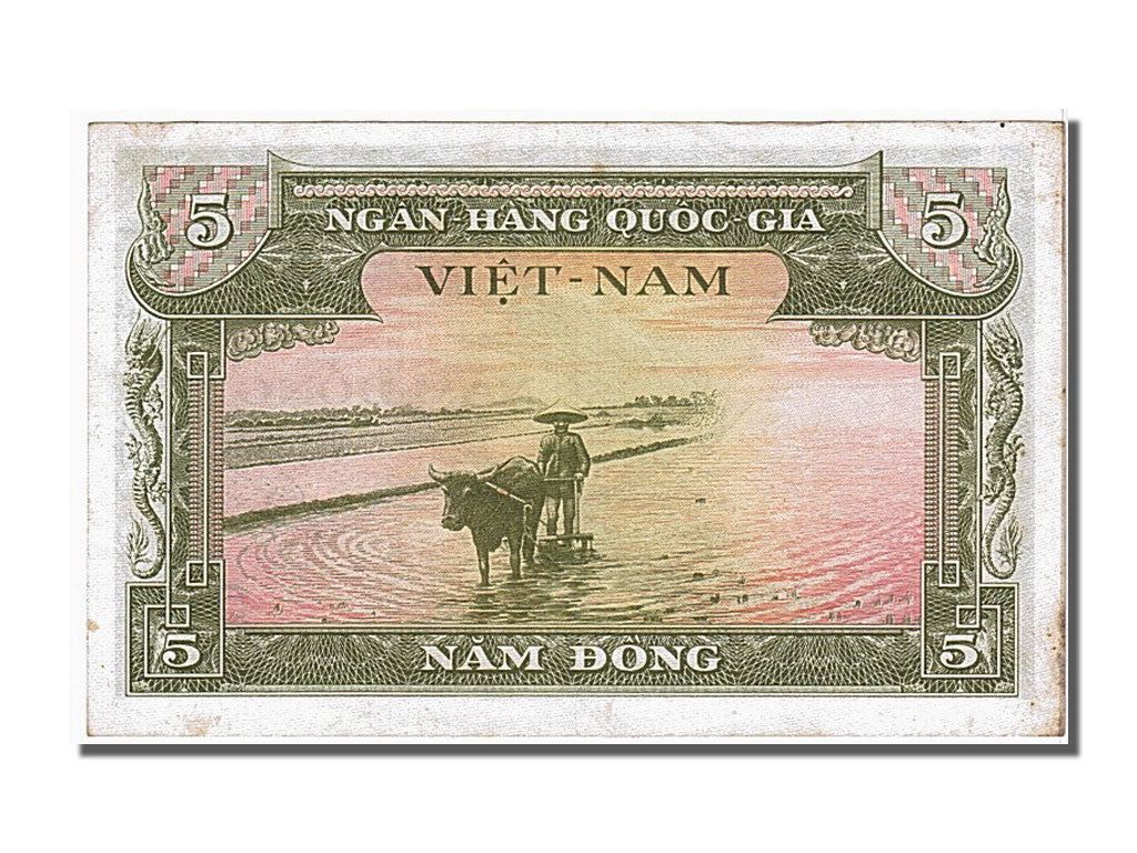 Banknote, South Viet Nam, 5 D<ox>ng, 1955, UNC(63)