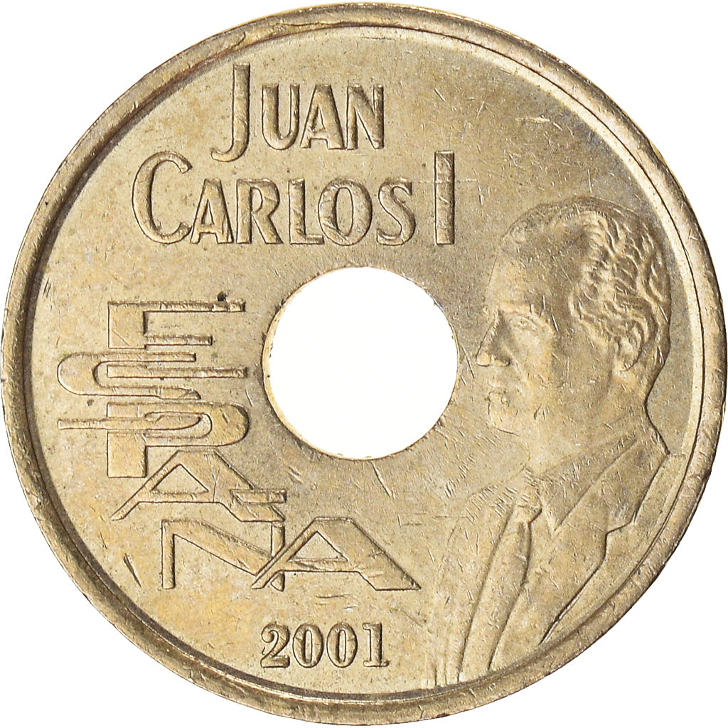Moneda, España, 25 Pesetas, 2001