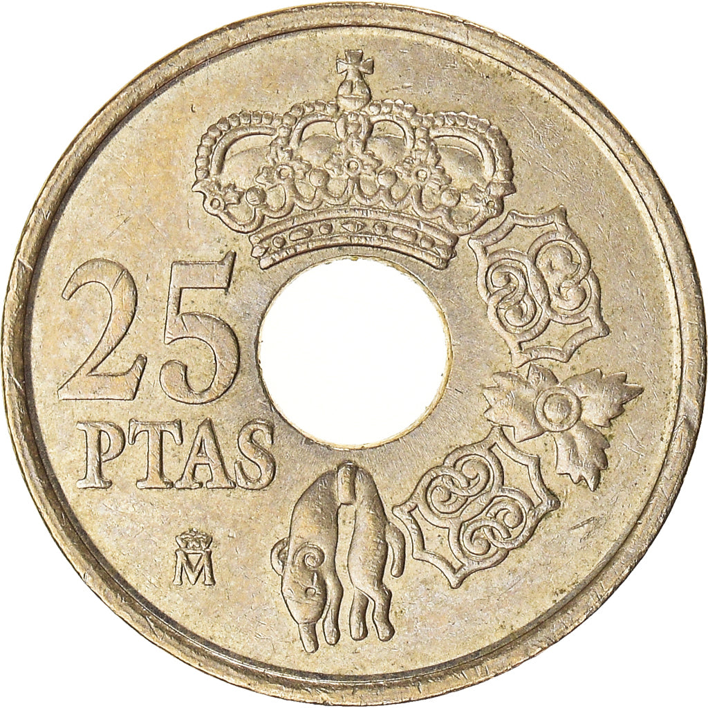 Moneda, España, 25 Pesetas, 2001