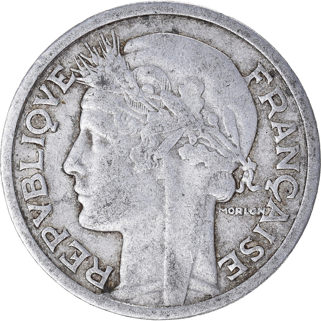 Moneta, Francia, 2 Francs, 1945