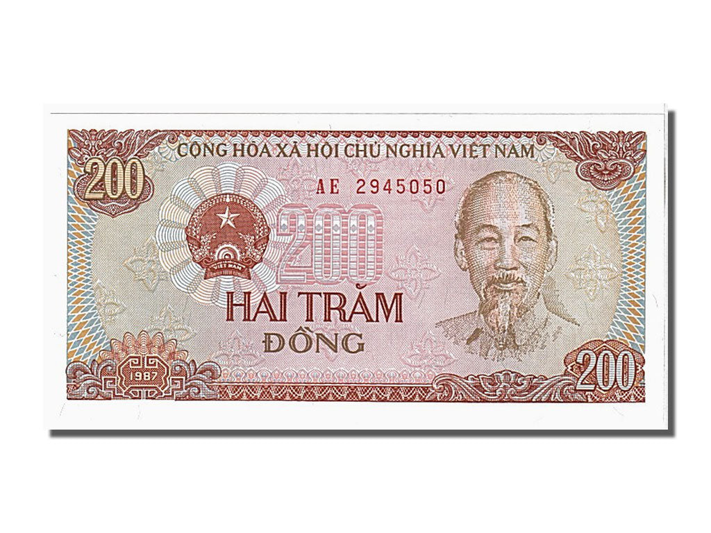 Viet Nam, 200 D<ox>ng, 1987, KM #100a, UNC(65-70), AE2945050