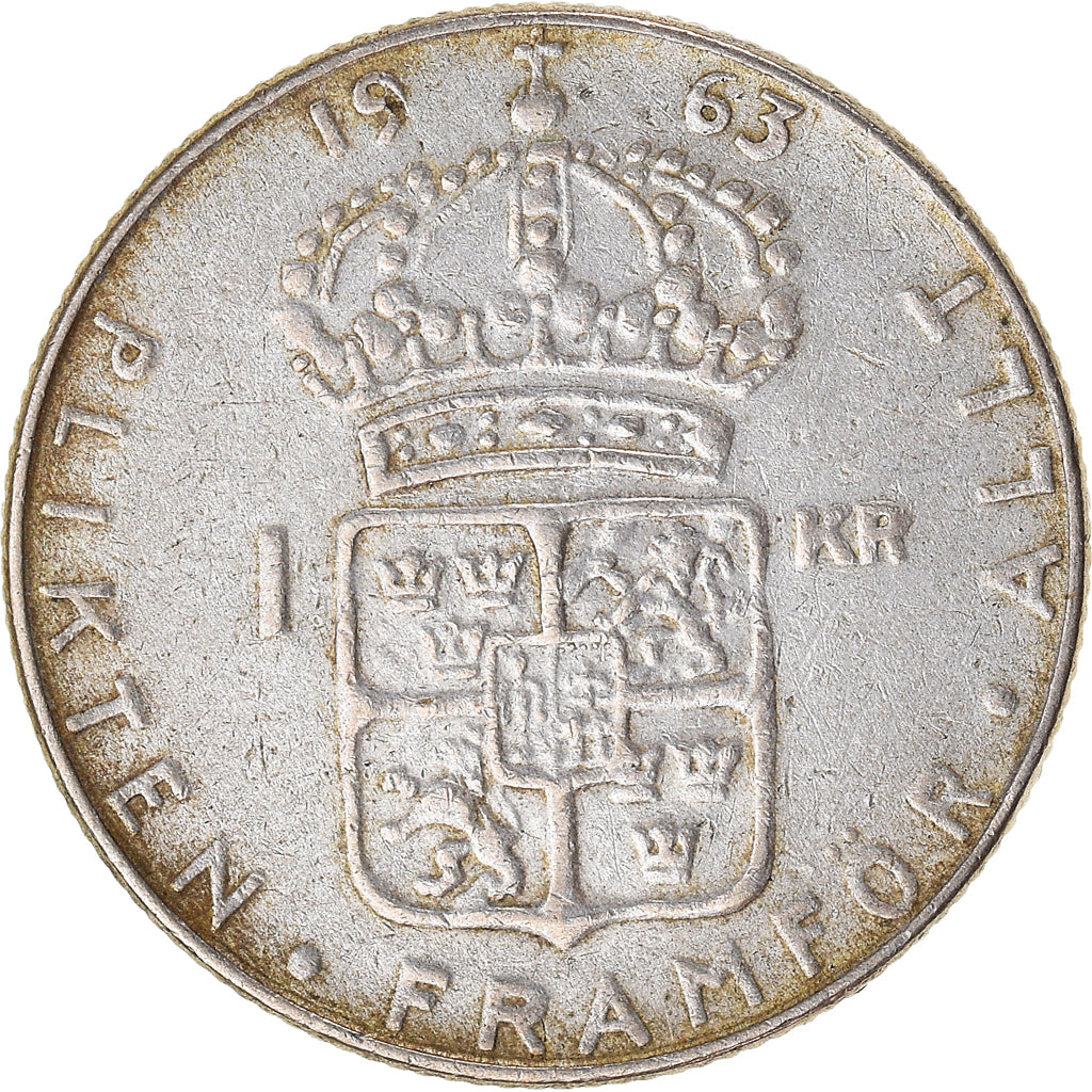 Münze, Schweden, Krona, 1963